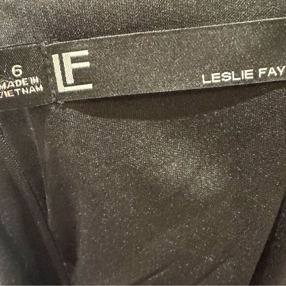 Leslie Fay gorgeous confetti dot abstract print sheath dress size 6 NWT - Picture 8 of 10